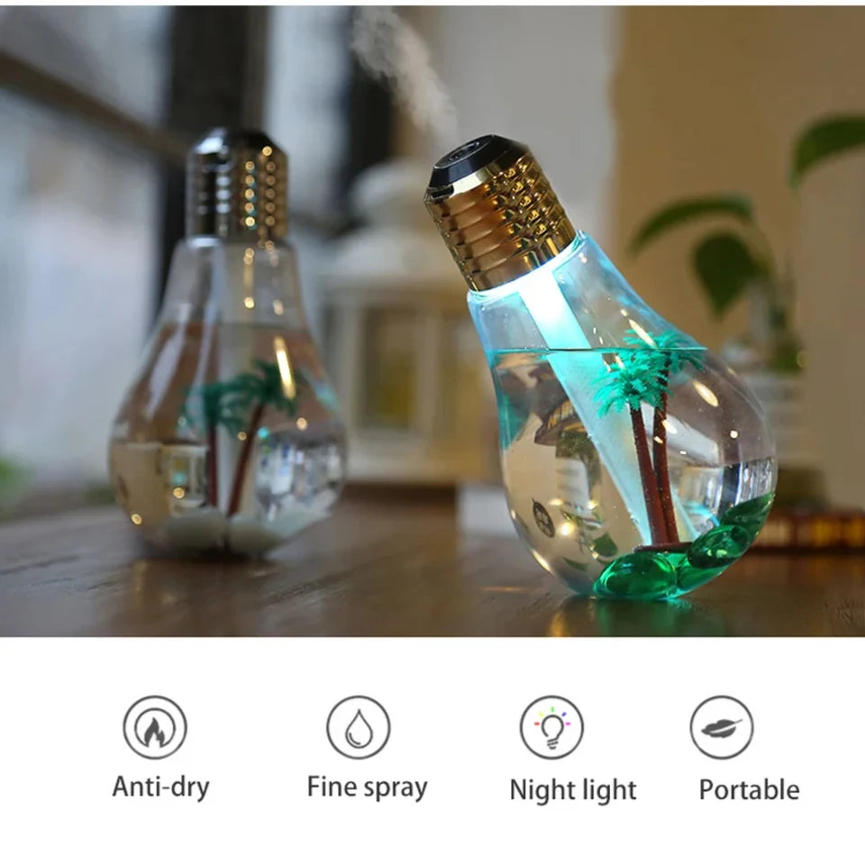 Creative LED Bulb Humidifier